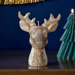 Ginger Ray- Décoration de cheminée de Table, Christmas Gold Stag Candle