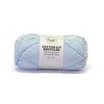 Cotton 8/9 Garn 100g Recycled Baby Blue A178 Adlibris