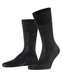 FALKE Tiago M SO coton unies 1 paire, Chaussettes Homme, Gris (Anthracite Melange 3095) nouveau - écologique, 39-40