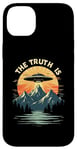 iPhone 14 Plus THE TRUTH IS UFO Mountain Sunset Case