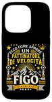 Coque pour iPhone 14 Pro Un Pattinatore di Velocità Figo Regalo Pattinaggio Velocità