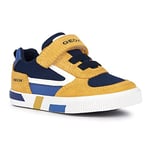 Geox Bébé garçon B Kilwi Boy Basket, Ochre Navy, 20 EU