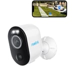 Reolink - 2K 4MP Caméra Surveillance WiFi 2,4/5GHz Extérieure sans Fil, Détection Personne/Véhicule, Vision Nocturne en Couleur, Audio Bidirectionnel