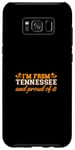 Coque pour Galaxy S8+ I'm From Tennessee And Proud Of It – Orange TN Tennessee