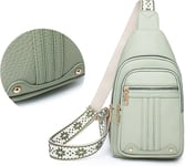 Nopeat ostokset Naisten Sling Bag Rinta Päiväreppu Crossbody Casual Reppu Kevyet olkalaukut matkaurheiluun Juoksu Vaellus