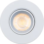 Downlight SLC Luxone 6W 2700K hvit (pakke med 6)