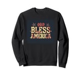 Pretty god bless America Statement Costume Sweatshirt