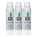 After Inked Piercing Spray Healing Body Mouth Piercings Aftercare 3 PACK