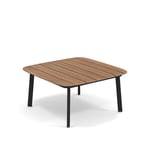 EMU - Shine Coffee Table Black - Ulkotilojen sohvapöydät - Arik Levy - Musta - Metalli/Puu