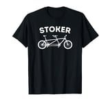 Tandem Biking | Tandem Stoker Cycling Navigator T-Shirt