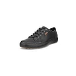 ECCO Baskets Soft 7 M pour Homme, Noires, 44 UE, Noir, 44 EU