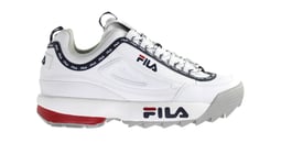 Fila Disruptor Womens White Trainers Leather - Size UK 5.5