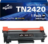 Tn2420 Tn-2420 Tn2410 Tn-2410 Toner Compatible Avec Brother Mfc-L2710Dn Mfc-L2730Dw Mfc-L2750Dw Hl-L2310D Hl-L2350Dn Hl-L2370Dn Hl-L2375Dw Dcp-L2510D Dcp-L25300Dw (1 Noir)[DYJ071125]