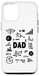 Coque pour iPhone 12/12 Pro Dad Squared Second Time Dad Math Second Power Father