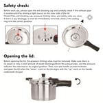 HG Pressure Cooker 80kpa Pressure Canner Fast Cooking Stainless Steel