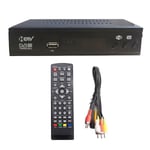 DVB T2 HEVC 265 Digitaalinen TV-viritin DVB-T2 265 1080P HD-dekooderi USB Maanpäällinen TV-vastaanotin EPG Set Top Box, EU-pistoke