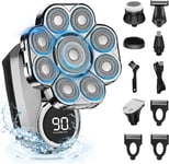 9D  Head  Shavers  for  Men , Upgrade  6  in  1  Head  Shavers  for  Bald  Men ,