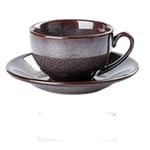 DUKAILIN Espresso Cups 250Ml Garland Coffee Cup and Saucer Set Glass Household Ceramic Black Tea Cup | Cup and Saucer