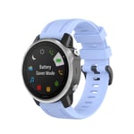 KOMI Smart Watch Straps compatible with Garmin Fenix 6S / 6S Pro/Fenix 5S & 5S plus, Silicone Quick Release Sport Fitness Replacement Band(light blue)