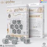 HARRY POTTER. SLYTHERIN MODERN DICE SET WHITE ROLE PLAYING GAMES Q-WORKSHOP NEW