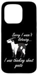 Coque pour iPhone 15 Pro Thinking About Goats Hilarous Farm Animal