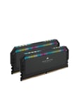 Corsair Dominator Platinum RGB DDR5-5200 - 64GB - CL40 - Dual Channel (2 pcs) - Intel XMP - Svart med RGB