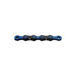 DLC12 Waxed Chain 12V 126 Links Black/Blue 525241284 KMC Bike MTB Road