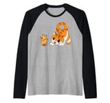 Uhh ... Woof? Funny Cat And Mouse - Dog Lover Raglan Baseball Tee