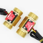 SEA YF-B5 G3/4 Brass water copper flow sensor Turbine meter Magnetic Hall effect sensor