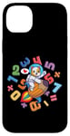 Coque pour iPhone 14 Plus Kawaii Dog Astronaute Kids Funny Maths Day Numbers Day