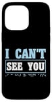 Coque pour iPhone 14 Pro Max I Can't See You Braille Alphabet Braille Langue Braille