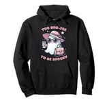 Cute Halloween Pink Boo Jee Ghost Girl Women Boujee Spooky Pullover Hoodie