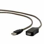 Câble Rallonge à USB GEMBIRD UAE-01-10M [10 m] Noir 10 m [1 Unité]