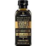 HUILE DE NIGELLE 9X% Ultra puissante en Thymoquinone 100% pressée à froid, riche en Oméga 3 6 & 9, 100 ml