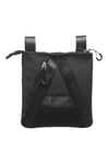 Armani Exchange Grand Logo A, Poche Avant, Forme carrée, Sac à bandoulière Plat Homme, Noir B. -Noir B, Einheitsgröße