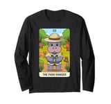 Baby Pgymy Hippo Tarot Card The Park Ranger Hippopotamus Long Sleeve T-Shirt