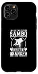 Coque pour iPhone 11 Pro Sambo Grandpa Sambo Fighter Sambo Arts martiaux