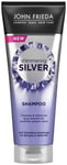 John Frieda Shimmering Shampoo for Dull Grey or White Hair, Silver, 250 ml Pack