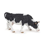 Papo - 51150 - Figurine - Animaux - Vache Noire et Blanche Broutant