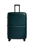 Antler Single Stripe 4-Wheel 81cm Large Expandable Suitcase, Blue