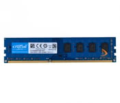 Crucial 8GB 2RX8 PC3L-12800U DDR3 1600MHz 240pin Desktop Memory RAM DIMM NON-ECC