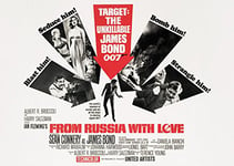 Pyramid International James Bond From Russia with Love, Arrows Extra Large Canvas