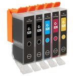 5 Ink Cartridges (5 Set) for Canon PIXMA MG5250 MG5300 MG5320 MG5350 MG6150