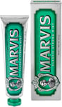 Marvis Classic Strong Mint Toothpaste, 85 ml, Sensational Flavoured Toothpaste a