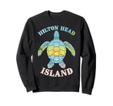 Hilton Head Island Summer Vacay Beach Palm Tree SC Sweatshirt