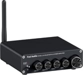 Fosi Audio BT30D Bluetooth 5.0 Stereo Audio Mottaker Forsterker 2.1 Kanal Mini Hi-Fi Klasse D Integrert Amp 2X50 Watt