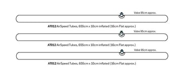 Vango Cove II Air Low Awning 2021-2023, Complete Set or Air Beams