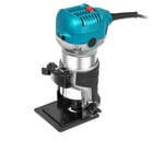 Träfräs, 220V, 710W, 30000rpm, Tilt Base, Offset Base, 25mm, Blå