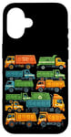 iPhone 16 MALLARE HONFE Garbage Trucks Case