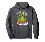 Rugrats Christmas Season's Greetings Happy Reptar Poster Pullover Hoodie